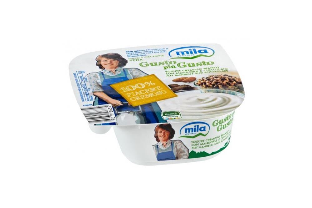 müller Mix Yogurt Bianco più Nocciole con Cioccolato e Caramello 150 g