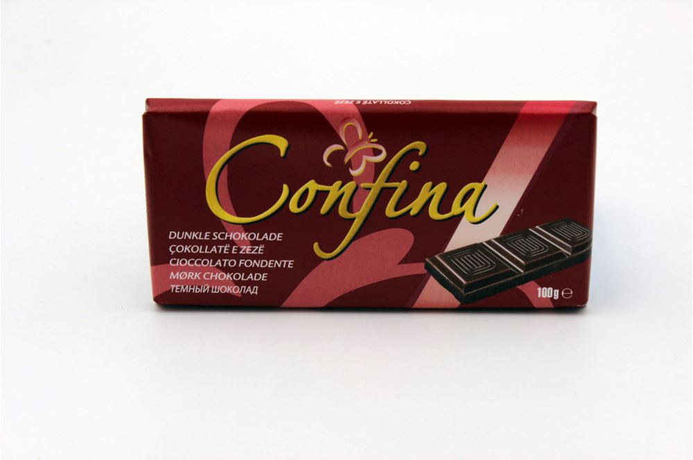 CIOCCOLATO FONDENTE CONFINA GR 100