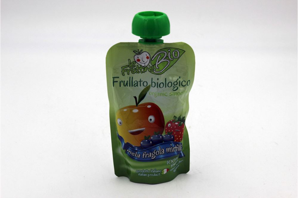 FRULLATO BIO GR 100 MELA/FRAGOLA /MIRT LE FRUTTINE